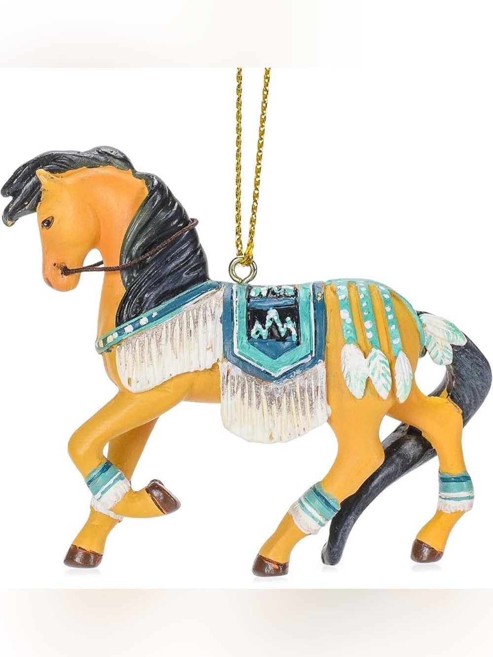 Enesco Trail of Painted Ponies, TURQUOISE PRINCESS Ornament (6007403) 2019